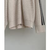 トラックラインニットフードジップアップ | by muni:r | 詳細画像18