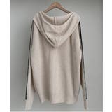 トラックラインニットフードジップアップ | by muni:r | 詳細画像19