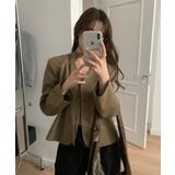 シンプルノーカラータイセットジャケット | by muni:r | 詳細画像3