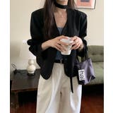 シンプルノーカラータイセットジャケット | by muni:r | 詳細画像4