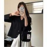 シンプルノーカラータイセットジャケット | by muni:r | 詳細画像5