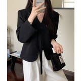 シンプルノーカラータイセットジャケット | by muni:r | 詳細画像7