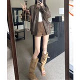 ルーズレザーカラージャケット | by muni:r | 詳細画像10