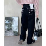 リボン刺繍ポケットパンツ | by muni:r | 詳細画像3 