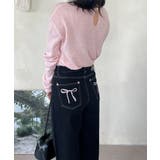 リボン刺繍ポケットパンツ | by muni:r | 詳細画像4 