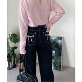 リボン刺繍ポケットパンツ | by muni:r | 詳細画像5 