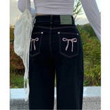 リボン刺繍ポケットパンツ | by muni:r | 詳細画像9 