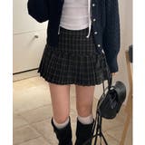 チェックリボンプリーツスカート | by muni:r | 詳細画像1 