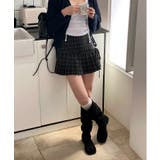 チェックリボンプリーツスカート | by muni:r | 詳細画像10 