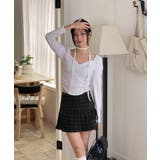 チェックリボンプリーツスカート | by muni:r | 詳細画像3 