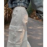 ディテールカーゴポケットワイドパンツ | by muni:r | 詳細画像3 