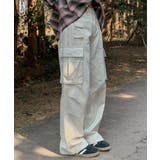 ディテールカーゴポケットワイドパンツ | by muni:r | 詳細画像8 