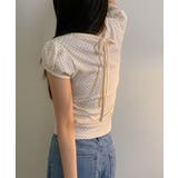ドットリボンパフ半袖トップス/2025 SS COLLECTION | by muni:r | 詳細画像12