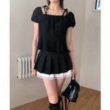 レイヤーラッププリーツミニスカート | by muni:r | 詳細画像6