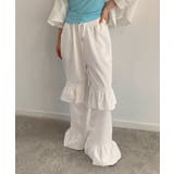 2段フリルバンディングパンツ | by muni:r | 詳細画像1 