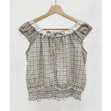 ヴィンテージチェックレースブラウス | by muni:r | 詳細画像11