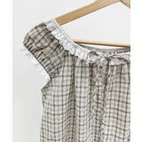 ヴィンテージチェックレースブラウス | by muni:r | 詳細画像12