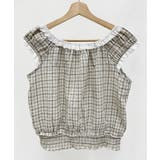 ヴィンテージチェックレースブラウス | by muni:r | 詳細画像13