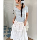 ハートシャーリングリボンVネックT+ヘアシュシュセット | by muni:r | 詳細画像1