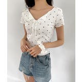 ハートシャーリングリボンVネックT+ヘアシュシュセット | by muni:r | 詳細画像11