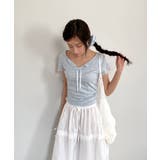 ハートシャーリングリボンVネックT+ヘアシュシュセット | by muni:r | 詳細画像2