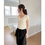 ハートシャーリングリボンVネックT+ヘアシュシュセット | by muni:r | 詳細画像24