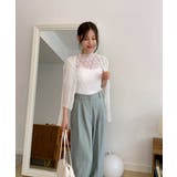 パールボタンフリルカーディガン | by muni:r | 詳細画像5