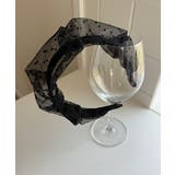 ドットチュールレースシャーリングカチューシャ | by muni:r | 詳細画像2 