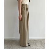 【低身長/高身長/5色展開】ピンタックワイドロングスラックス | by muni:r | 詳細画像21