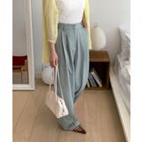 【低身長/高身長/5色展開】ピンタックワイドロングスラックス | by muni:r | 詳細画像27