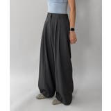 【低身長/高身長/5色展開】ピンタックワイドロングスラックス | by muni:r | 詳細画像31