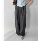 【低身長/高身長/5色展開】ピンタックワイドロングスラックス | by muni:r | 詳細画像34