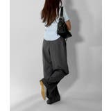 【低身長/高身長/5色展開】ピンタックワイドロングスラックス | by muni:r | 詳細画像35