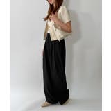 【低身長/高身長/5色展開】ピンタックワイドロングスラックス | by muni:r | 詳細画像39