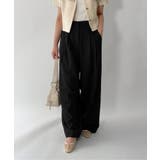 【低身長/高身長/5色展開】ピンタックワイドロングスラックス | by muni:r | 詳細画像40