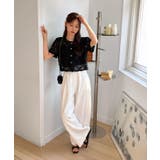 【低身長/高身長/5色展開】ピンタックワイドロングスラックス | by muni:r | 詳細画像8