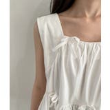 【着用動画あり・2色展開】ピュアカンカンリボンミニワンピース | by muni:r | 詳細画像17 