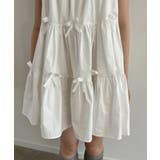 【着用動画あり・2色展開】ピュアカンカンリボンミニワンピース | by muni:r | 詳細画像18 