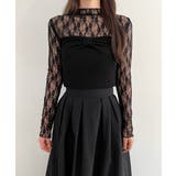 シースルーレーススリーブトップス | by muni:r | 詳細画像15 