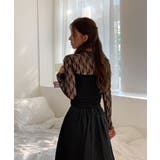 シースルーレーススリーブトップス | by muni:r | 詳細画像5 