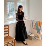 シースルーレーススリーブトップス | by muni:r | 詳細画像7 