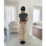 ボタンディテールルーズパンツ/2025 AW COLLECTION | by muni:r | 詳細画像14 