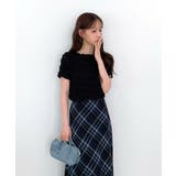 チェックフレアロングスカート | by muni:r | 詳細画像4 