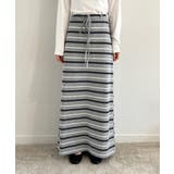 ストライプフレアマキシスカート/2025 AW COLLECTION | by muni:r | 詳細画像12 