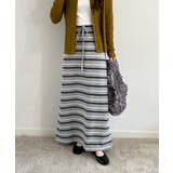 ストライプフレアマキシスカート/2025 AW COLLECTION | by muni:r | 詳細画像8 