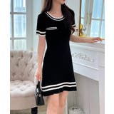 【着用動画あり・2色展開】モダン配色ニットワンピース | by muni:r | 詳細画像8