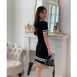 【着用動画あり・2色展開】モダン配色ニットワンピース | by muni:r | 詳細画像9