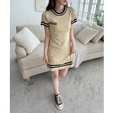 【着用動画あり・2色展開】モダン配色ニットワンピース | by muni:r | 詳細画像20