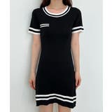 【着用動画あり・2色展開】モダン配色ニットワンピース | by muni:r | 詳細画像22