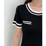 【着用動画あり・2色展開】モダン配色ニットワンピース | by muni:r | 詳細画像23